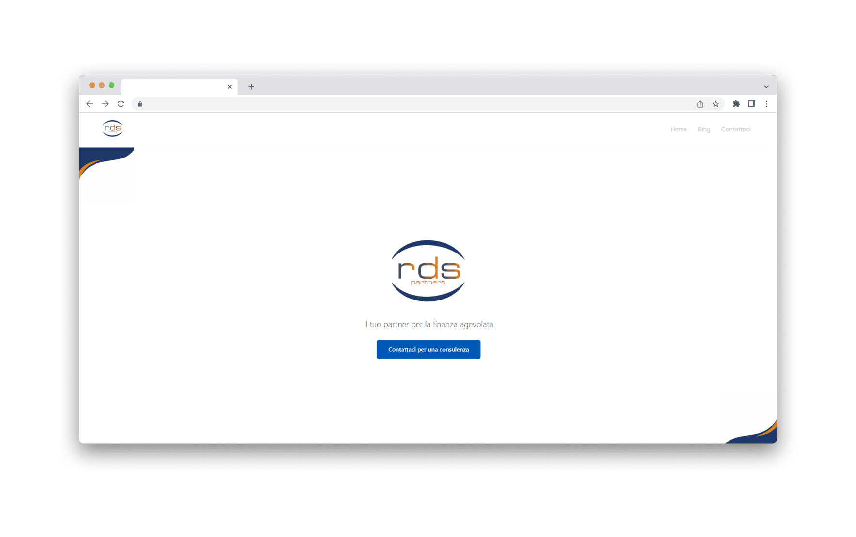 RDS Partners - Sito Consulenza Finanziamenti Agevolati
